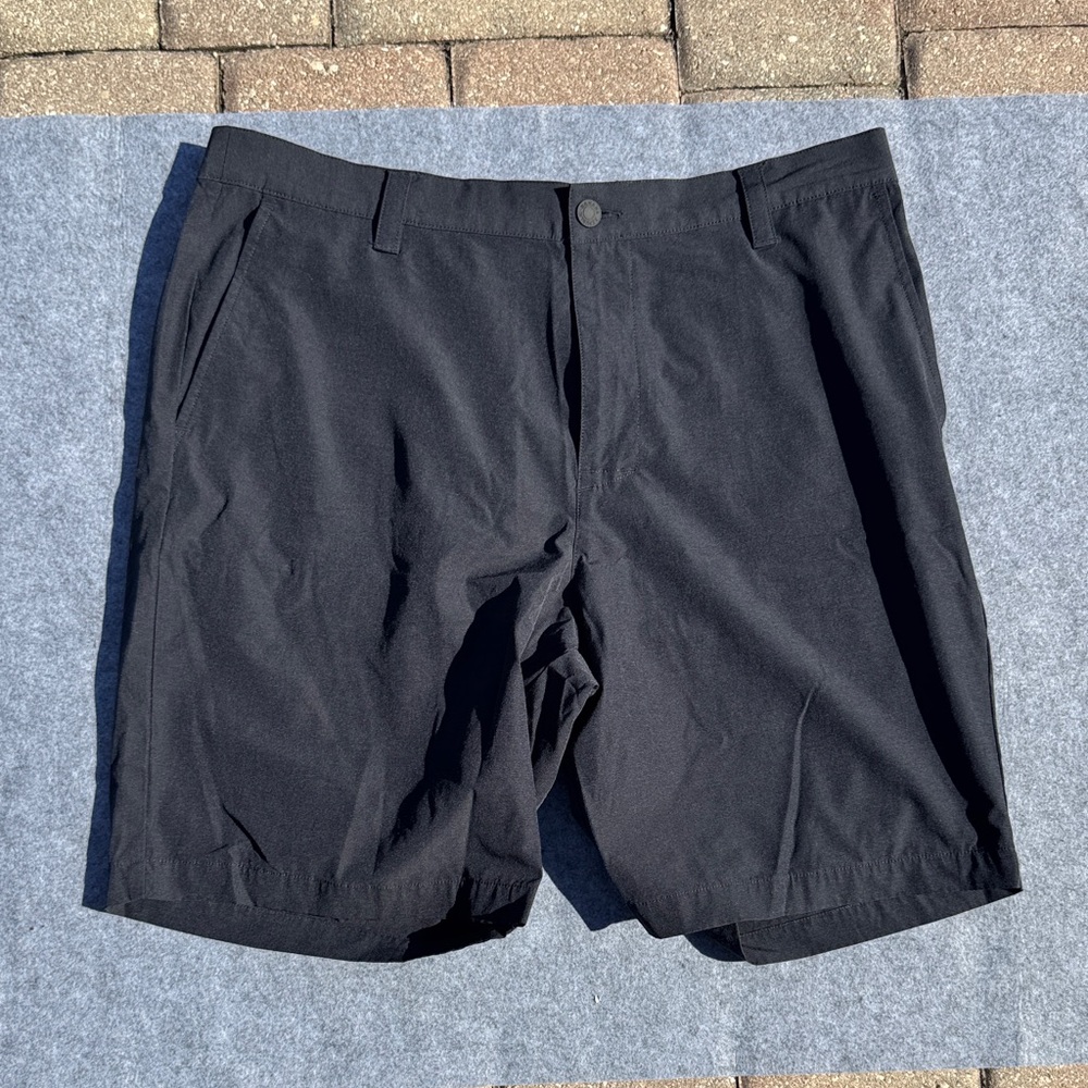 Banana Republic Men's Charcoal Flat Front Shorts